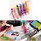 6-Piece Diamond Painting Drill Pen Set – 5D DIY Diamond Art Pens with Sticky Rhinestone Picker, Quick-Point Pen for Cross Stitch, Embroidery, Nail Art, and Craft Decoration (Multicolor)